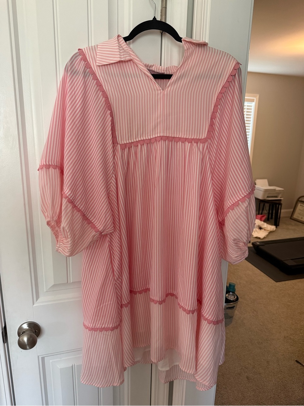 Simply Southern Pink and White Striped Dress